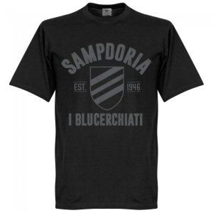 Sampdoria Established T-Shirt - Black