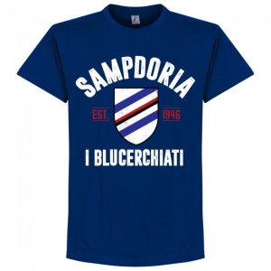 Sampdoria Established T-Shirt - Ultramarine