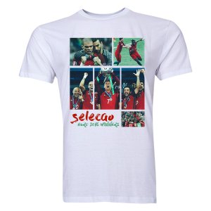 Portugal Selecao Euro 2016 Winners T-Shirt (White)