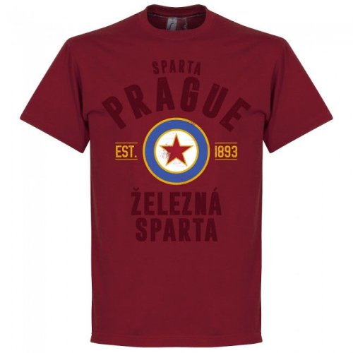 Sparta Prague Established T-Shirt - Chilli Red