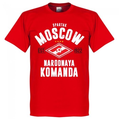 Spartak Moscow Established T-Shirt - Red