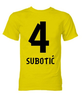 Neven Subotic Borussia Dortmund Hero T-Shirt (Yellow)