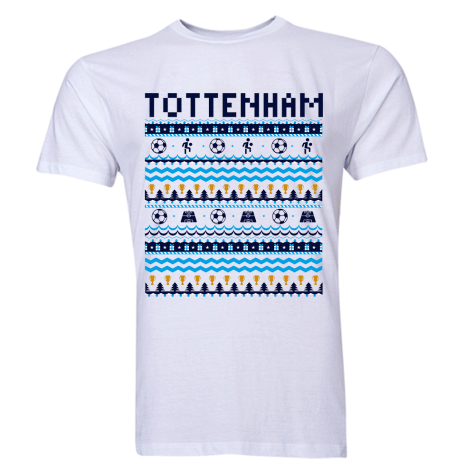 Tottenham Christmas T-Shirt (White)