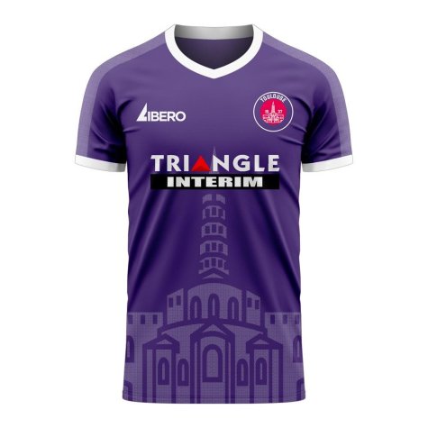 Toulouse 2024-2025 Home Concept Football Kit (Libero) - Baby