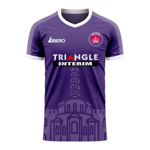 Toulouse 2024-2025 Home Concept Football Kit (Libero) - Womens