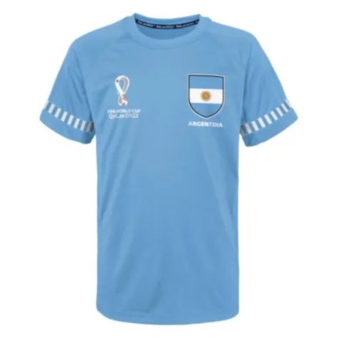 Argentina Official World Cup Poly Tee (Sky)