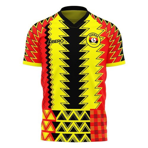 Uganda 2024-2025 AFCON Concept Football Kit (Libero)