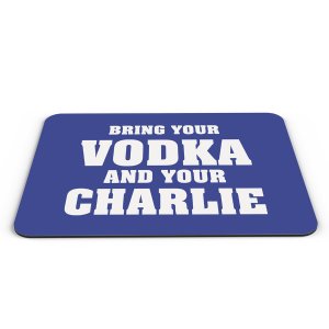 Leicester City Vodka and Charlie Mouse Mat (Blue)