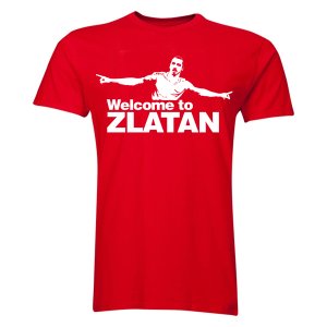 Zlatan Ibrahimovic Welcome to Manchester T-shirt (Red)