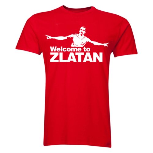 Zlatan Ibrahimovic Welcome to Manchester T-shirt (Red) - Kids