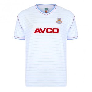 Score Draw West Ham 1986 Away Shirt