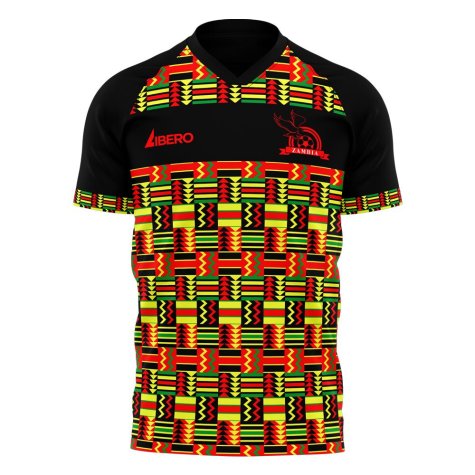 Zambia 2024-2025 Home Concept Football Kit (Libero) - Adult Long Sleeve