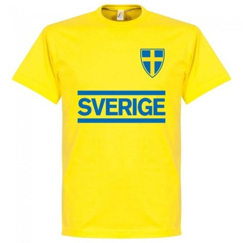 Sweden Larsson Team T-shirt - Yellow