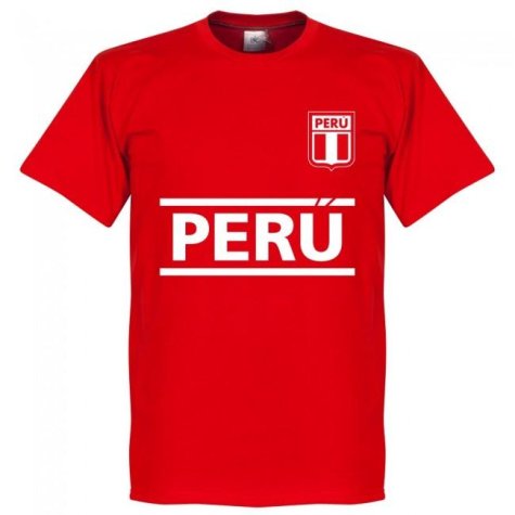 Peru Guerrero 9 Team T-Shirt - Red