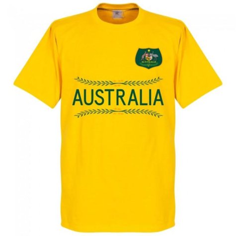 Australia Mooy 13 Team T-Shirt - Yellow