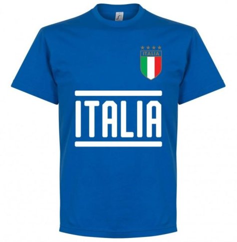 Italy Insigne 10 Team T-Shirt - Royal