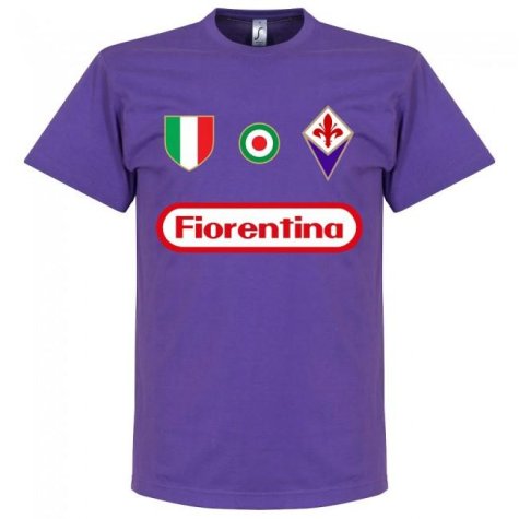 Fiorentina Batistuta 9 Team T-Shirt - Purple