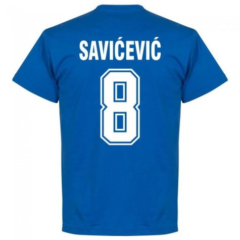 Yugoslavia Savicevic Team T-shirt - Royal