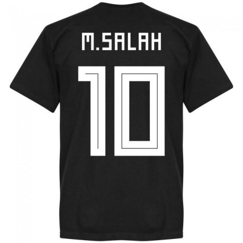 Egypt Mohammed Salah 10 Team T-Shirt - Black