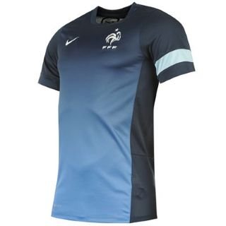 2013-14 France Nike Training Jersey (Blue)