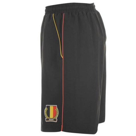 Belgium 2014 FIFA Woven Shorts (Black) - Kids