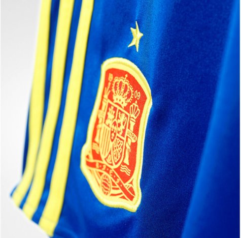 2016-17 Spain Home Shorts (4) - Kids