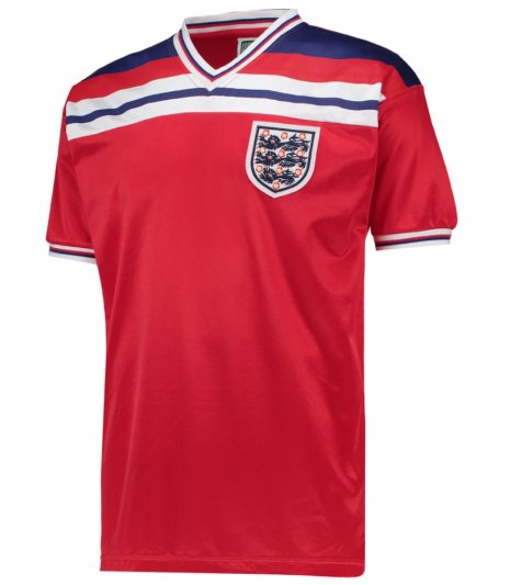 Score Draw England World Cup 1982 Away Shirt (Keegan 7)