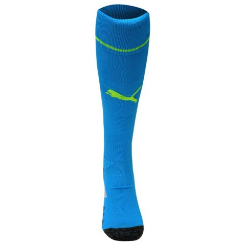 2016-2017 Arsenal Away Goalkeeper Socks (Blue) - Kids