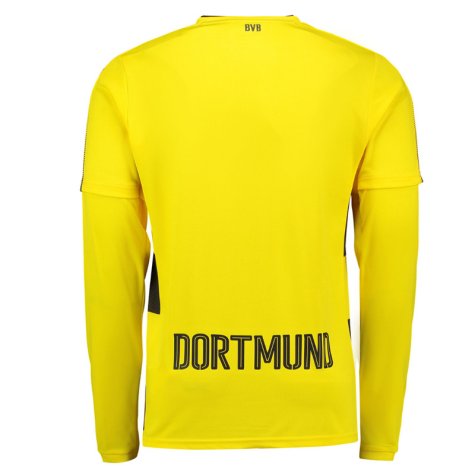 2017-18 Borussia Dortmund Long Sleeve Home Shirt (Bartra 5)