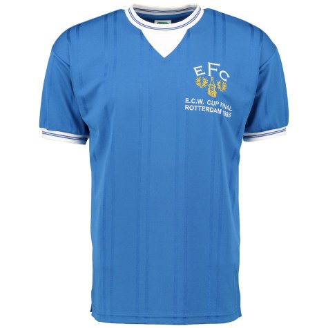 Score Draw Everton 1985 ECWC Final Home Shirt (Reid 6)