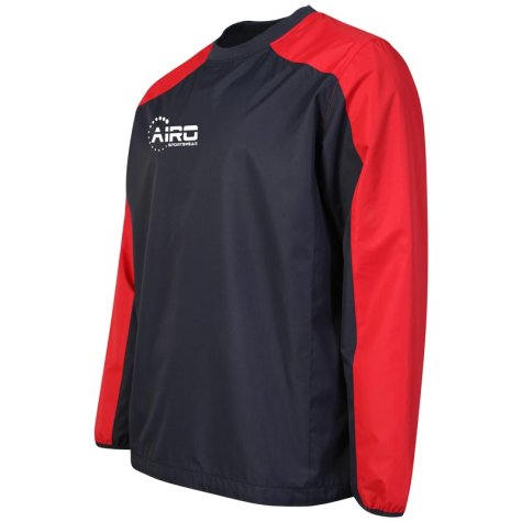 Airo Sportswear Pro Windbreaker (Navy-Red)