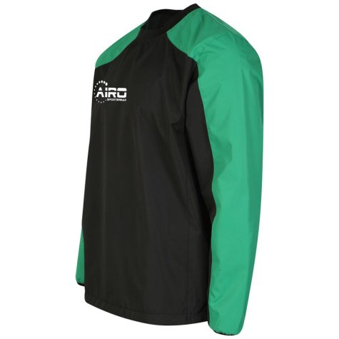 Airo Sportswear Pro Windbreaker (Black-Green)