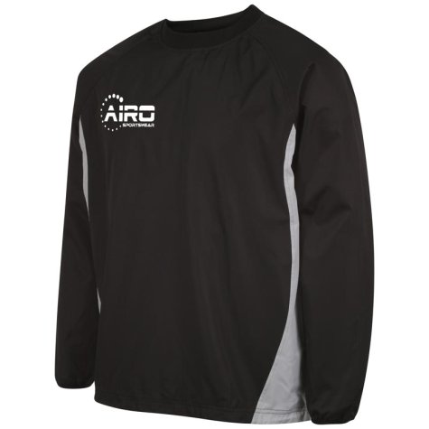 Airo Sportswear Team Windbreaker (Black-Silver)