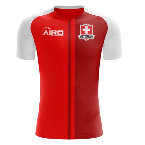 2024-2025 Switzerland Home Concept Football Shirt (Lichtsteiner 2) - Kids