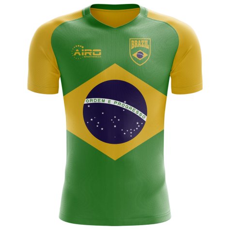 2024-2025 Brazil Flag Concept Football Shirt (Pele 10)