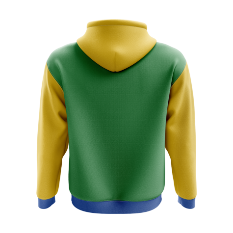 Gabon Concept Country Football Hoody (Green)