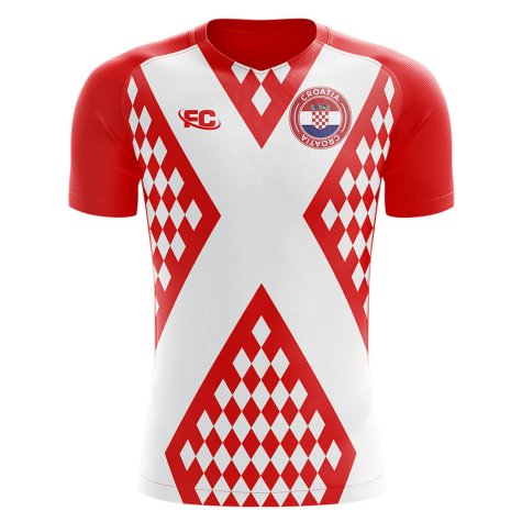 2018-2019 Croatia Fans Culture Home Concept Shirt (Corluka 5)