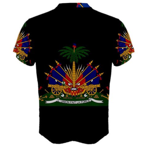 Haiti Coat of Arms Sublimated Sports Jersey