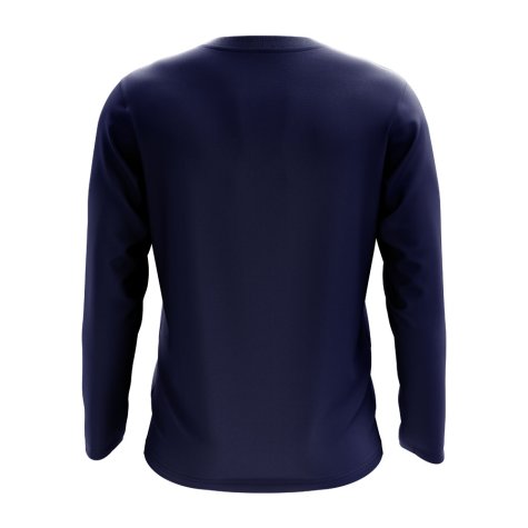 Taiwan Core Football Country Long Sleeve T-Shirt (Navy)