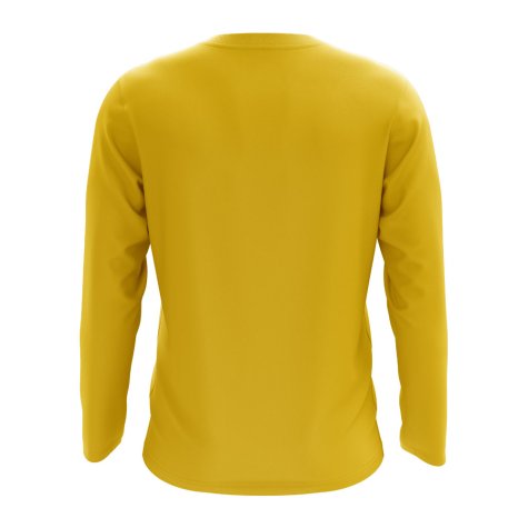 Colombia Core Football Country Long Sleeve T-Shirt (Yellow)