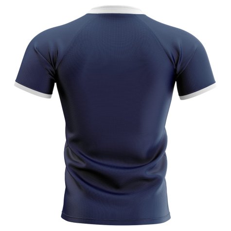 2024-2025 Scotland Flag Concept Rugby Shirt (Laidlaw 9)