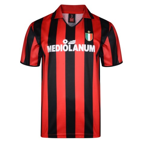 Score Draw Ac Milan 1988 Retro Football Shirt (SHEVCHENKO 7)