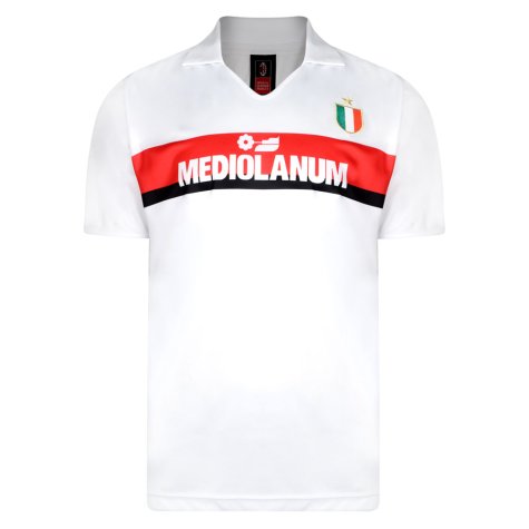 Score Draw Ac Milan 1988 Away Retro Football Shirt (Rijkaard 8)