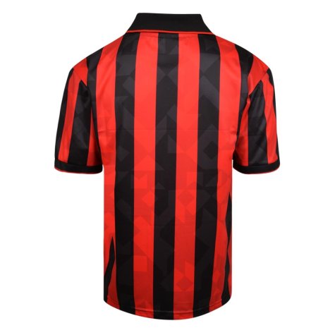 Score Draw AC Milan 1994 Retro Football Shirt (Tassotti 2)