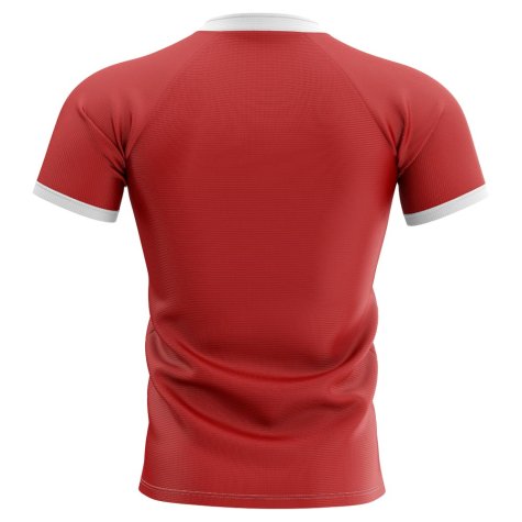 2024-2025 Tonga Flag Concept Rugby Shirt - Womens