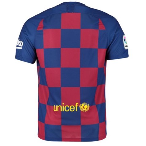 2019-2020 Barcelona Home Nike Football Shirt (S.ROBERTO 20)