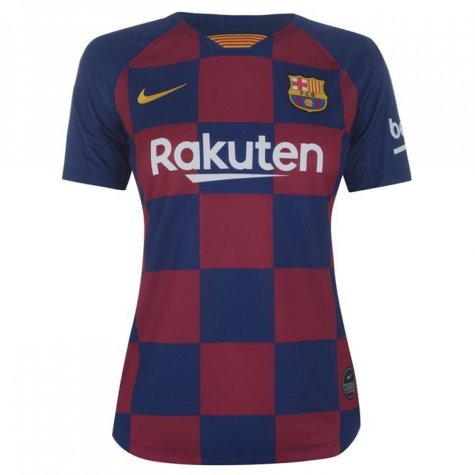 2019-2020 Barcelona Home Nike Ladies Shirt (S.ROBERTO 20)