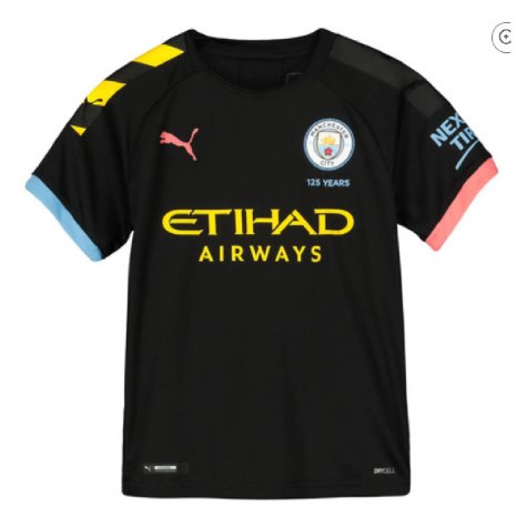 2019-2020 Manchester City Puma Away Football Shirt (Kids) (WRIGHT PHILLIPS 29)