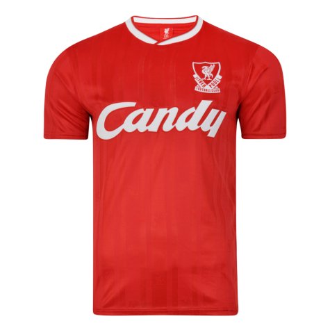 Score Draw Liverpool FC 1989 Retro Football Shirt (RUSH 9)