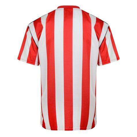 Score Draw Sunderland 1990 Retro Football Shirt (Rush 8)